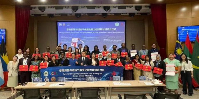 Foto: MARENA fortalece conocimientos en sistemas de alerta temprana y gestión del riesgo en China/Cortesía
