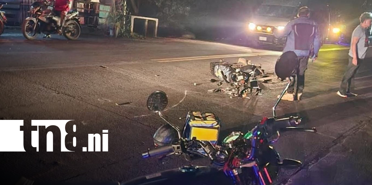 Foto: Motociclista pierde la vida tras fuerte accidente en Managua/TN8