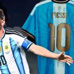 Messi sorprende con la camiseta para su último partido con la Selección Argentina Foto: Camiseta de Messi para su último partido con Argentina/Cortesía