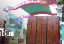 Familias celebran las mejoras realizadas en el Parque de Ferias de Altagracia en Ometepe Foto: Mejoran Parque de Ferias de Altagracia en Isla de Ometepe/TN8