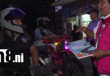 “Motociclista, Salva tu vida”: Presentan cartilla para la prevención de accidentes en Ometepe Foto: Cartilla busca prevenir accidentes de tránsito en la Isla de Ometepe/TN8