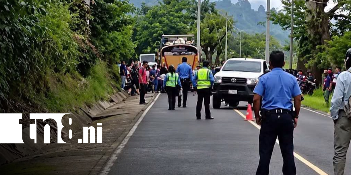 Foto: Joven fallece tras choque entre motocicleta y camioneta en Yalí/TN8