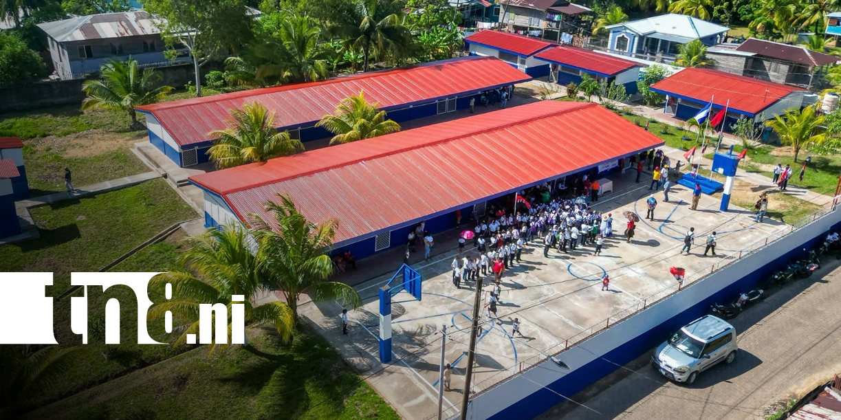 Foto: Entregan rehabilitado el Colegio Corazón del Muelle en Bilwi/TN8