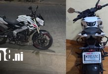 Cámaras de vigilancia captan robo de motocicleta en Ciudad Sandino Foto: Cámaras de vigilancia captan robo de motocicleta en Ciudad Sandino/TN8