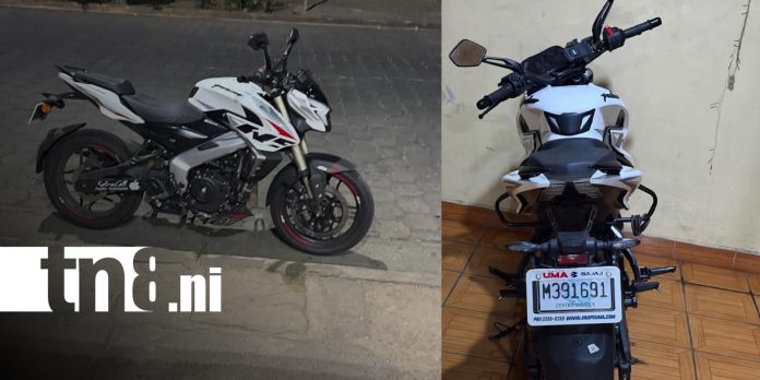 Foto: Cámaras de vigilancia captan robo de motocicleta en Ciudad Sandino/TN8
