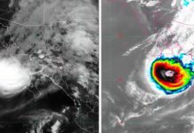 Huracán Polo toca tierra como categoría 2 en Baja California Sur Foto: Huracán Polo impacta Baja California Sur con vientos de 175 km/h/Cortesía