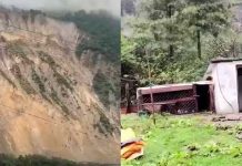 VIDEOS: así fue el aterrador deslizamiento que arrasó una montaña en Nepal Foto: ¡Impresionante! Una montaña entera se desprende en Nepal/Cortesía