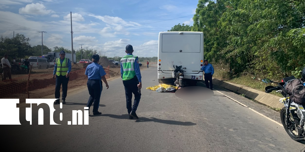 Foto: Accidente deja un fallecido en Carretera Norte, Managua/TN8
