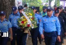 Foto: Honran a oficiales caídos en cumplimiento del deber/TN8