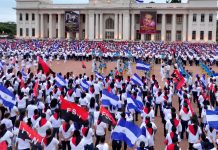 15 de septiembre: Proclama de la Juventud Presidente en Compromiso de Amor y Paz Foto. Juventud Presidente realiza proclama por la paz y amor a Nicaragua