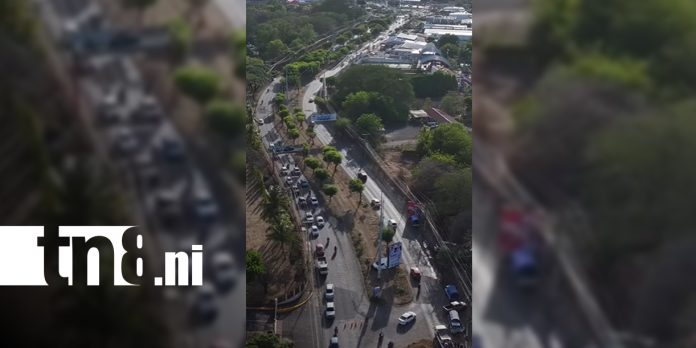 2 Foto: Avanza reparación de vía entre Villa Fontana y rotonda Rigoberto López Pérez/TN8