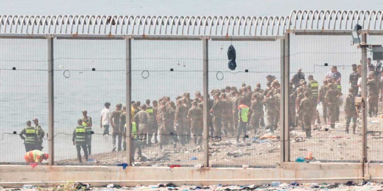Foto: Misterio en Ceuta tras la llegada masiva de migrantes/Cortesía