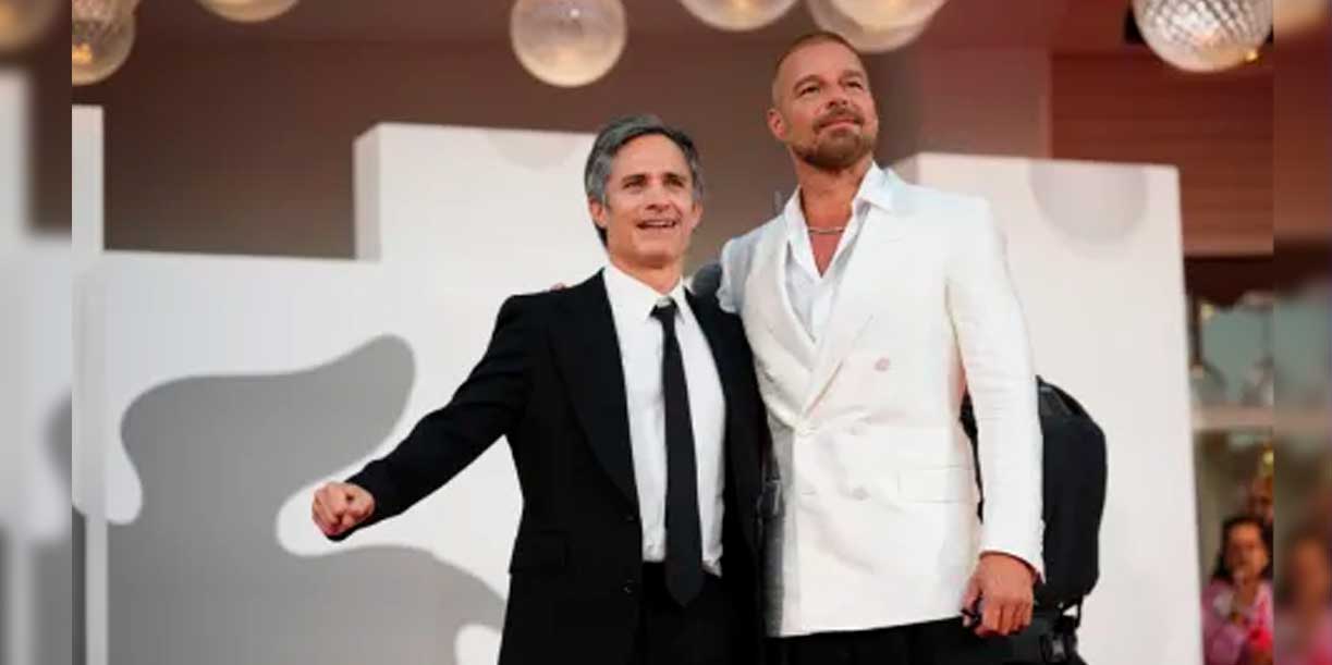 Foto: Gael García y Ricky Martin llegan a Venecia/Cortesía