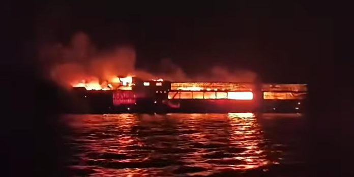 Foto: Cinco muertos y 86 desaparecidos tras incendio de ferry en Filipinas/Cortesía Foto: Cinco muertos y 86 desaparecidos tras incendio de ferry en Filipinas/Cortesía