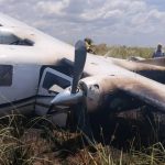 Avioneta se estrella en Venezuela: sus siete ocupantes sufren quemaduras Foto:Avioneta se estrella en Venezuela y sus siete ocupantes sufren quemaduras/Cortesía