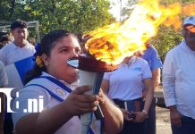 La Antorcha de la Libertad ilumina León en su recorrido por Nicaragua Foto: La Antorcha de la Libertad ilumina León en su recorrido por Nicaragua/TN8