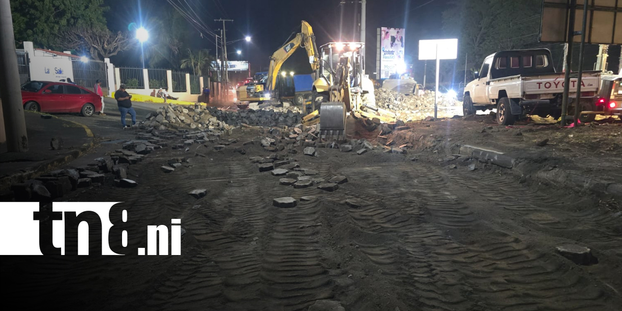 Foto: Habilitan tramo vial en Invercasa y avanzan obras en Managua/TN8