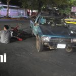 Foto: Accidente de tránsito deja joven lesionado en Managua/TN8