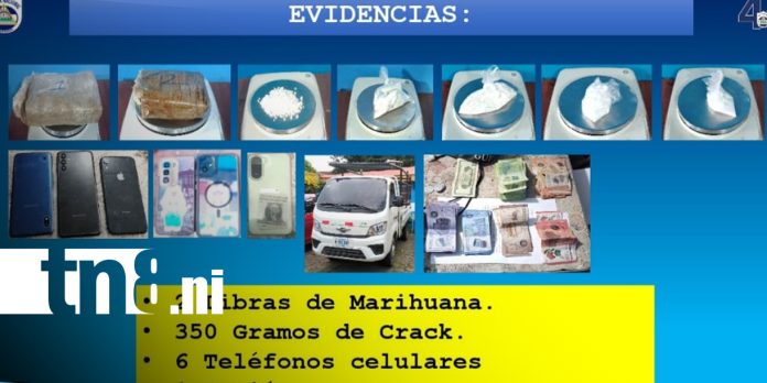 2 Foto: 17 capturados y droga ocupada en operativo policial en Masaya / TN8
