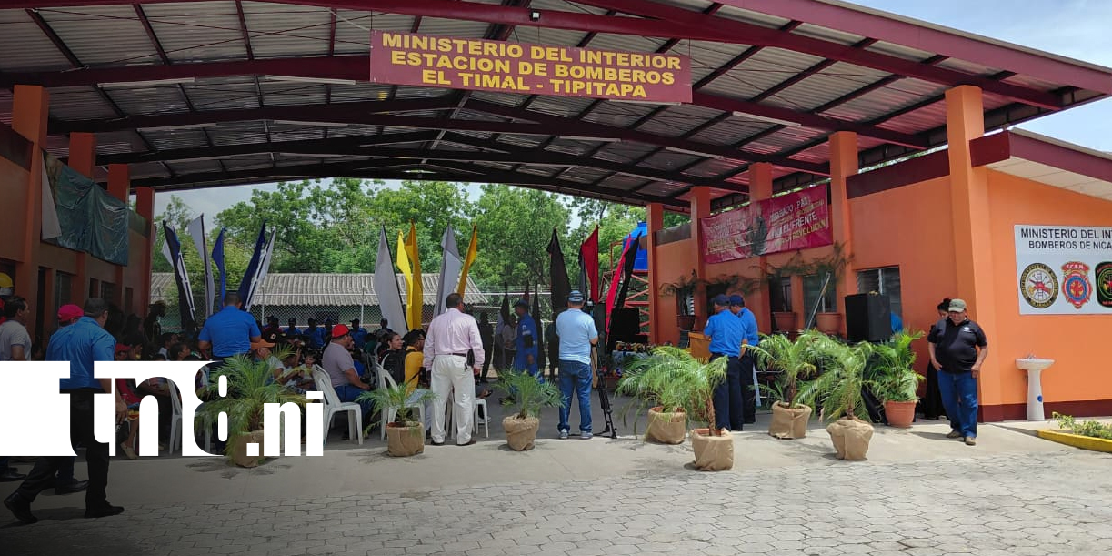 Foto:Nueva estación de Bomberos llevará atención 24/7 a comunidades de Tipitapa / TN8