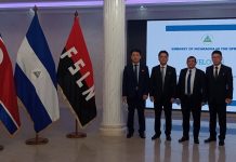 Embajada de Nicaragua celebra aniversarios patrios en Corea del Norte Foto: Nicaragua conmemora 205 años de Independencia en Corea del Norte/Cortesía