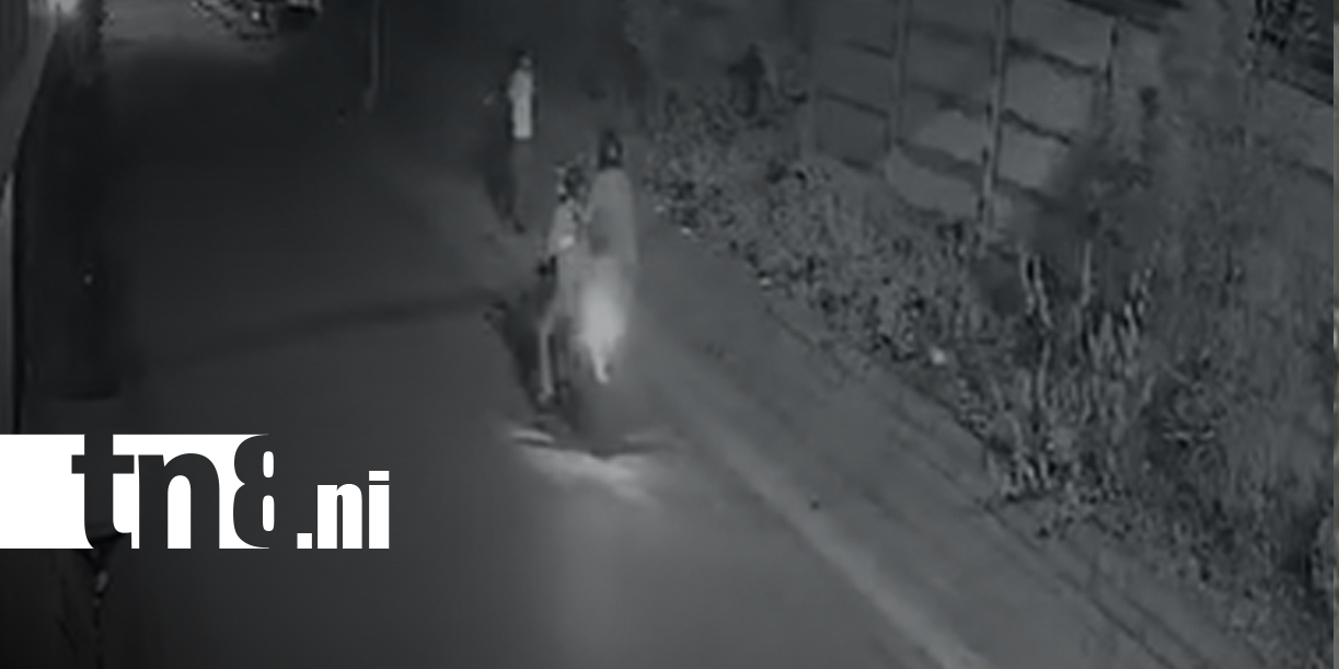 Foto: Cámara de vigilancia registra intento de asalto en Managua/TN8