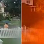 Hombre sobrevive tras ser alcanzado por un rayo cuando salía de su casa (VIDEO) Foto: Rayo alcanza a hombre cuando salía de su casa en Nueva York/Cortesía
