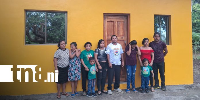 Foto: Una nueva vivienda marca el inicio de una nueva etapa para familia en Ometepe/TN8