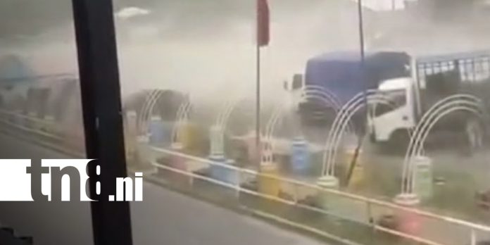 Foto: Tornado provoca daños en tendido eléctrico de Siuna/TN8