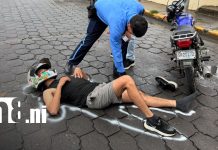 Foto: Motociclista sufre lesiones tras colisión con bicicleta en Granada/TN8