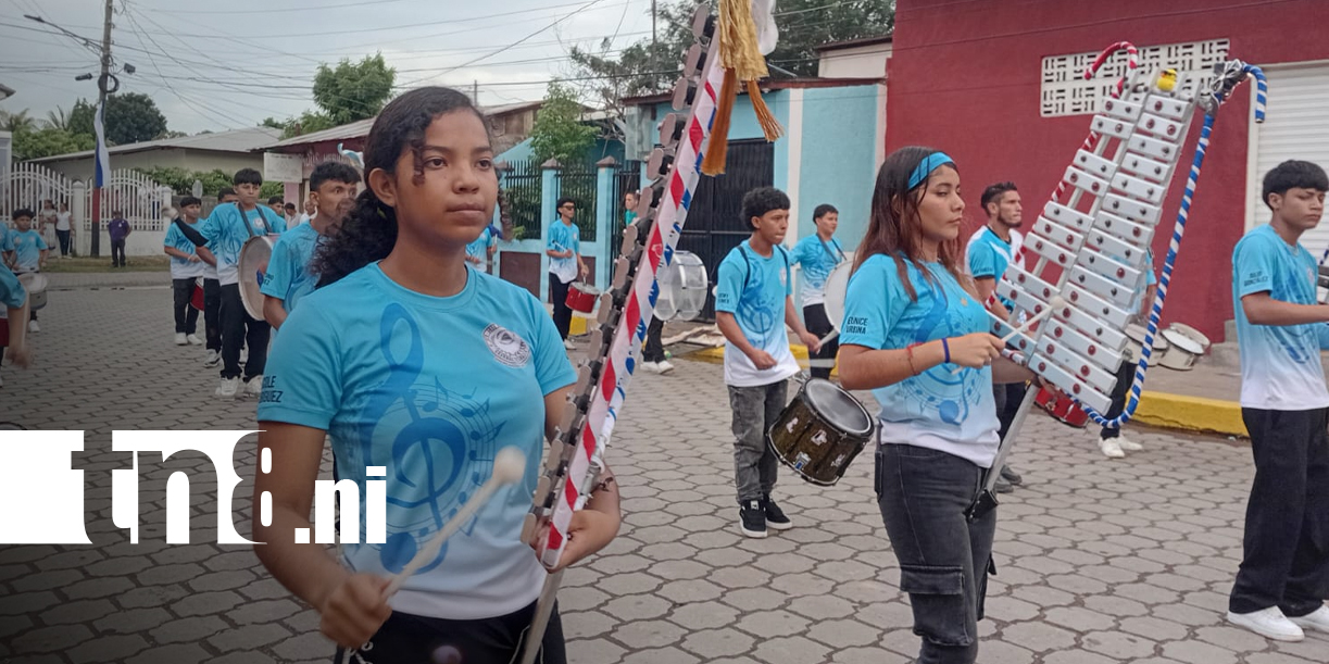 Foto: Bandas rítmicas llenan de música y color las calles de Nandaime/TN8