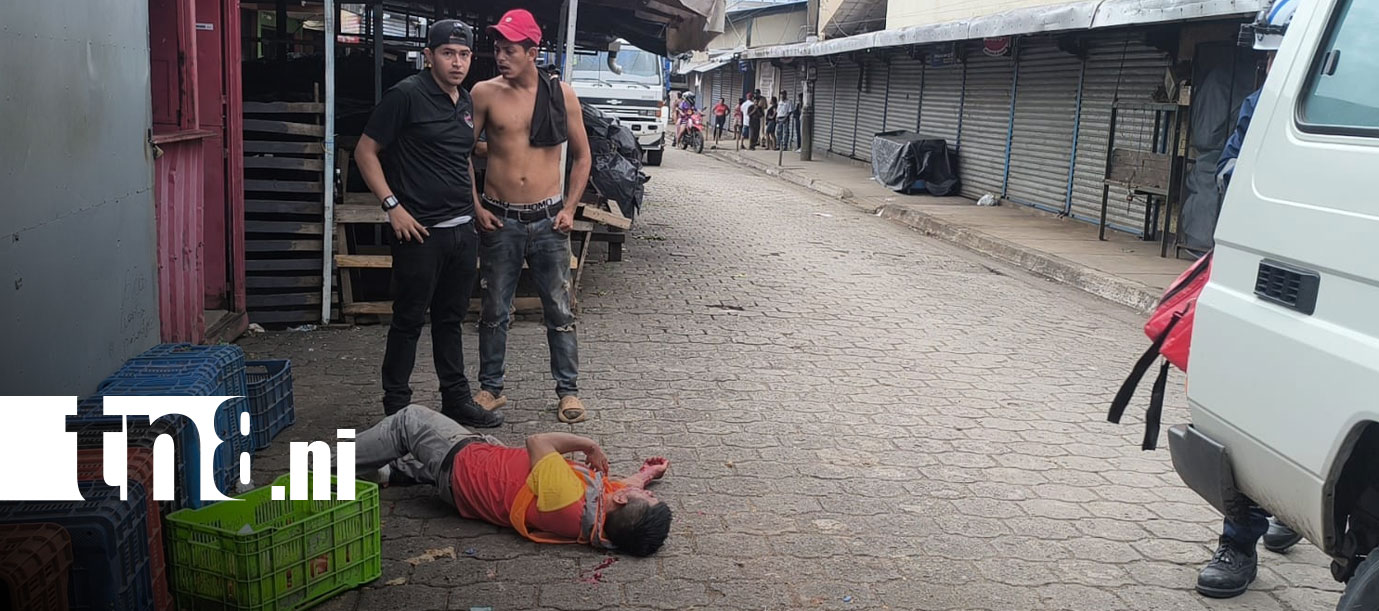 Foto: Presunta agresión deja a hombre lesionado en el mercado Alfredo Lazo, en Estelí/TN8