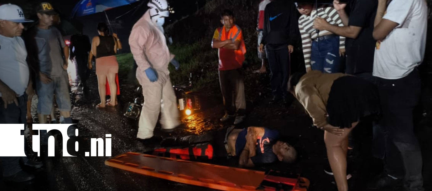 Foto: Dos motociclistas resultan gravemente lesionados tras accidente en Estelí/TN8