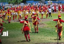 Talento estudiantil se luce en gran competencia de bandas rítmicas en León Foto: Talento estudiantil se luce en gran competencia de bandas rítmicas en León/TN8