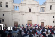 León rinde homenaje a Rigoberto López Pérez con multitudinaria caminata Foto: Homenaje a Rigoberto López Pérez culmina con acto en León/TN8