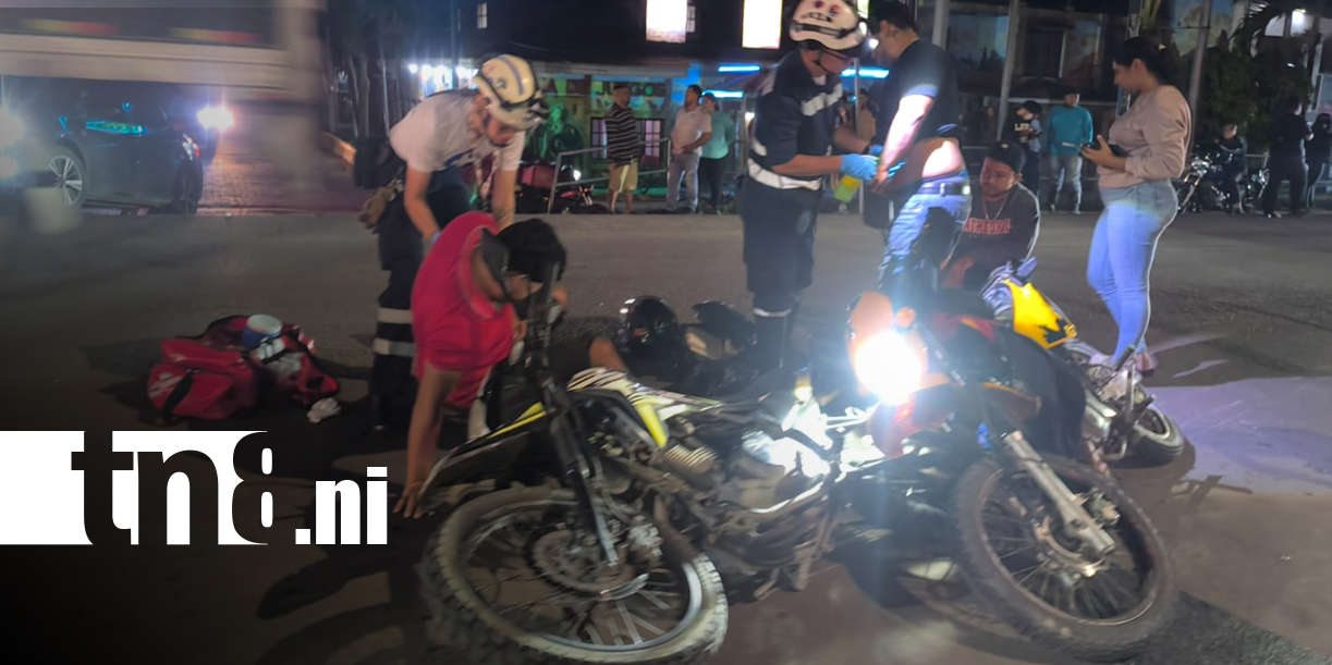 Foto: Colisión entre motocicletas deja tres personas lesionadas en Estelí/TN8