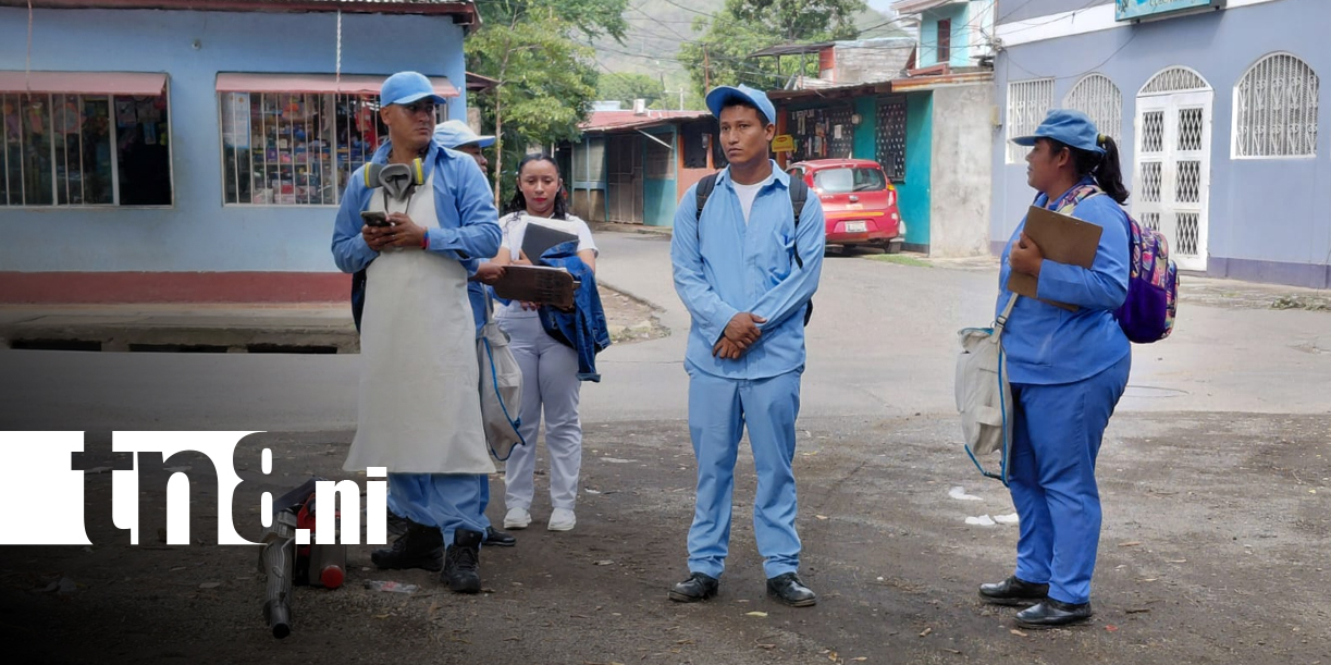 Foto: Managua: Refuerzan fumigación contra el dengue en Mirna Ugarte,Managua /tn8