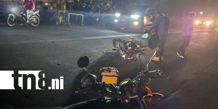 Foto: Motociclista pierde la vida tras fuerte accidente en Managua/TN8 Foto: Motociclista pierde la vida tras fuerte accidente en Managua/TN8