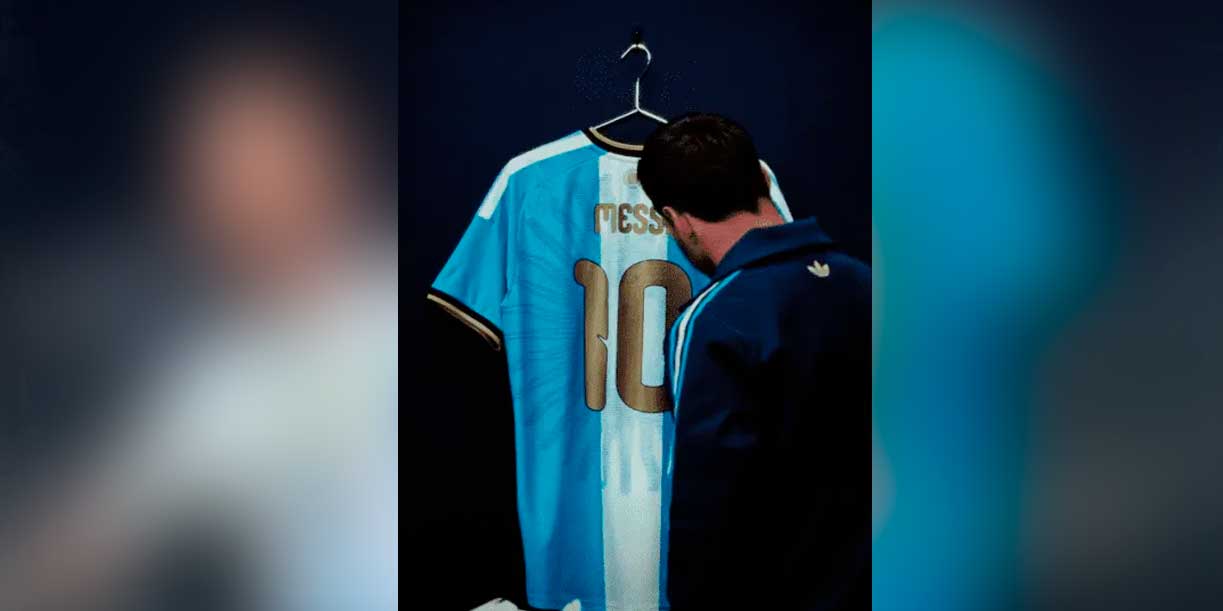 Foto: Camiseta de Messi para su último partido con Argentina/Cortesía