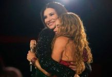 Shakira sorprende en Madrid al invitar a Laura Pausini para cantar “Antología” Foto: Shakira y Laura Pausini cantan “Antología” en Madrid/Cortesía