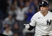 Foto: Ben Rice lidera la ofensiva de los Yankees ante los Rays/Cortesía