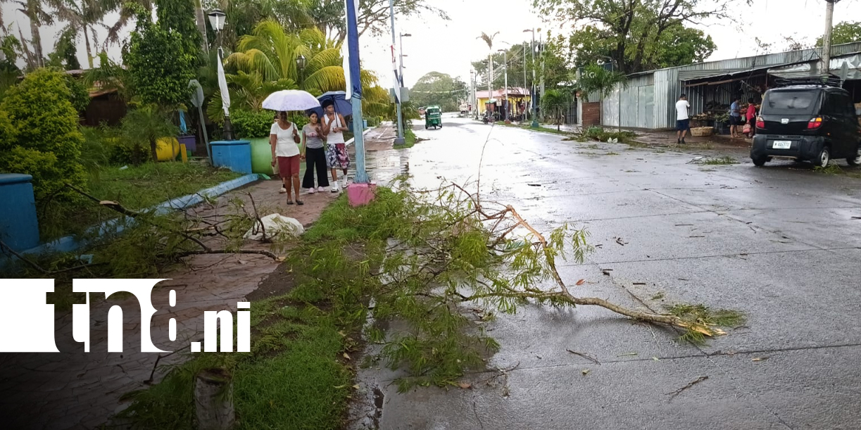 Foto: Tornado sorprende a pobladores de Nagarote y causa daños/TN8