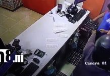 ¡Asalto quedó grabado! Cámaras captan robo en Super Express de Chinandega Foto: Cámaras captan asalto en Super Express de Chinandega/TN8