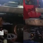 Foto: Fuerte impacto: Motociclista choca contra una grúa en Xiloá/TN8