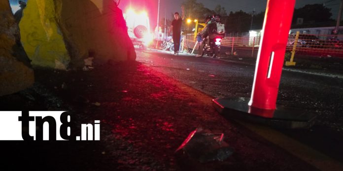 Foto: Motociclista resulta lesionado tras accidente en el sector de la Rotonda El Periodista/TN8
