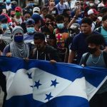 Honduras registra nueva salida de migrantes en medio de mayores controles fronterizos Foto: Nueva caravana migrante sale de Honduras/Cortesía