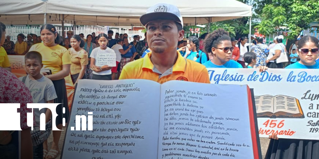 Foto: Bilwi conmemora 457 años de la traducción de la Biblia al castellano/TN8