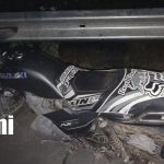 Foto: Motociclista resulta gravemente lesionado tras cruzarse un perro en la vía en Tola, Rivas/TN8