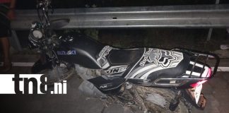 Foto: Motociclista resulta gravemente lesionado tras cruzarse un perro en la vía en Tola, Rivas/TN8
