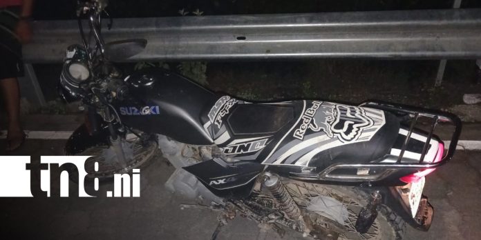 2 Foto: Motociclista resulta gravemente lesionado tras cruzarse un perro en la vía en Tola, Rivas/TN8